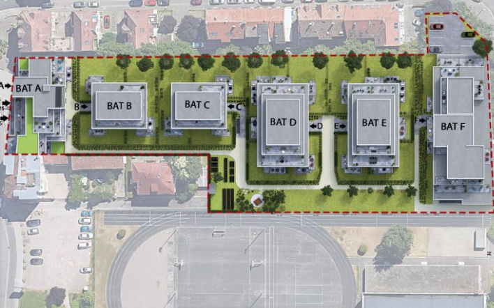 T4 AU R+4 AVEC CAVE, BALCON TERRASSE ET PARKING 